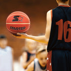 STARTER Rubber Basketball – Outdoor Grip with Pump, Size 7