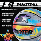 STARTER Street Basketballs – Sponge Rubber with Pump, Size 7