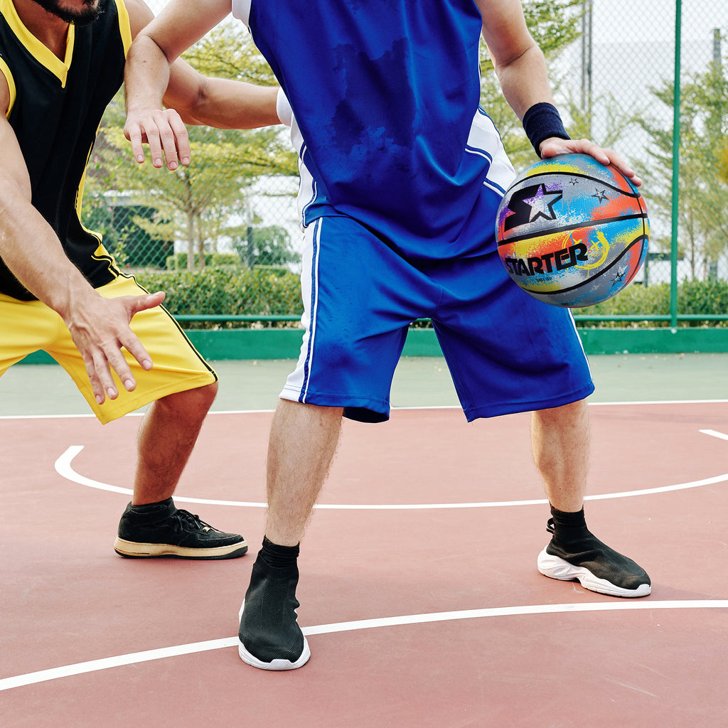 STARTER Street Basketballs – Sponge Rubber with Pump, Size 7