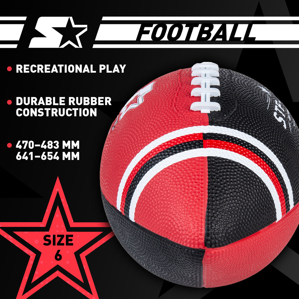 STARTER Junior Football – Rubber Grip with Pump, Size 6