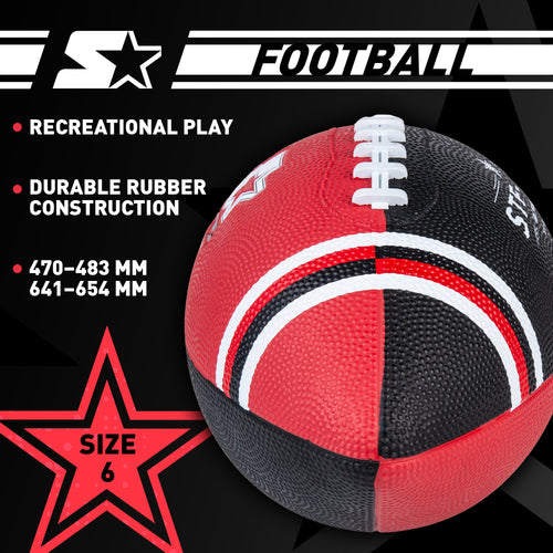 STARTER Junior Football – Rubber Grip with Pump, Size 6