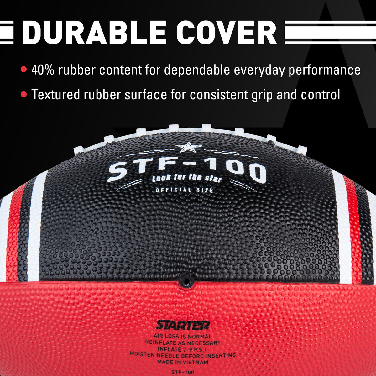STARTER Junior Football – Rubber Grip with Pump, Size 6
