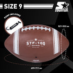 STARTER Size 9 Football – Rubber Grip with Pump