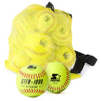 Starter Size 11 Hand Stitched PVC Softballs, 12-Pack