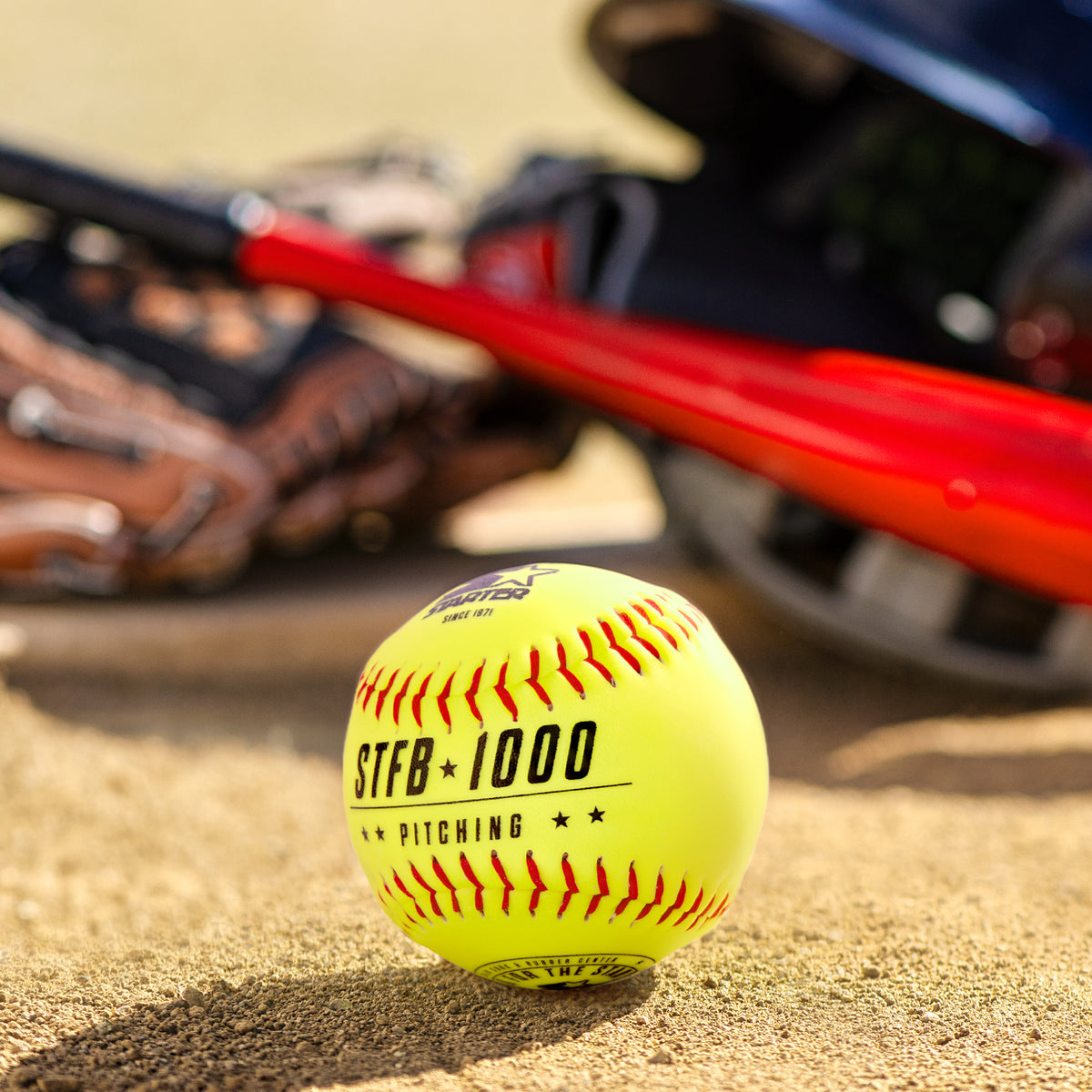 Starter Size 11 Hand Stitched PVC Softballs, 12-Pack