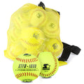 Starter Size 12 Hand Stitched PVC Softballs, 12-Pack