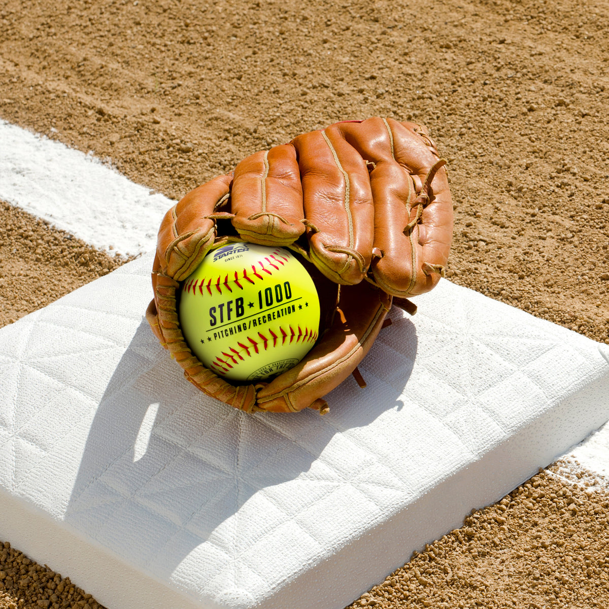 Starter Size 12 Hand Stitched PVC Softballs, 12-Pack