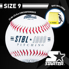 Starter Size 9 PVC Hand Stitched Baseballs, 12-Pack
